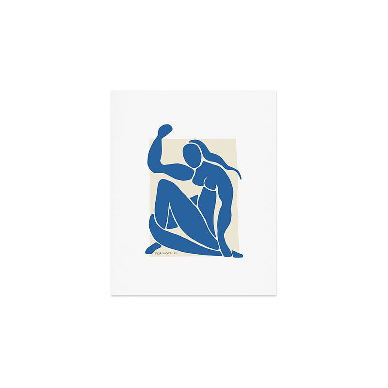 NUDE FEMINISTE - Feminist Art - Matisse Nude Blue Art Print Gallery Image 1