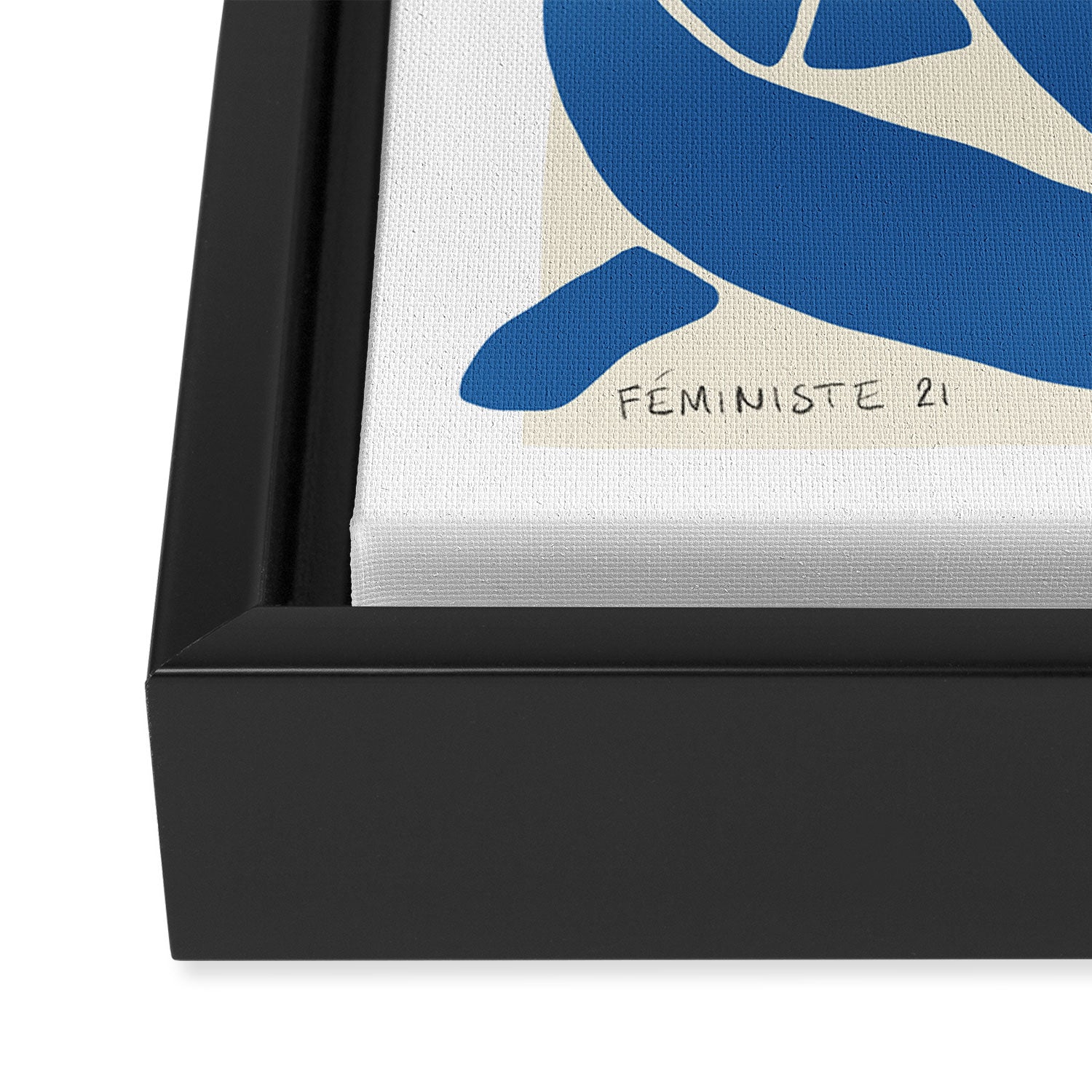 NUDE FEMINISTE - Feminist Art - Matisse Nude Blue Framed Canvas Print Gallery Image 3