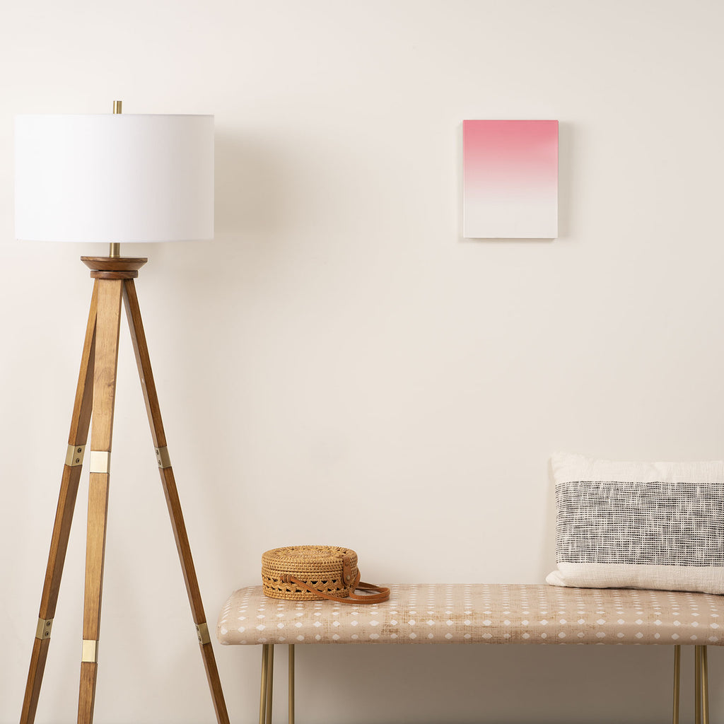 Pink Sunset Gradient Canvas Print Gallery Image 2