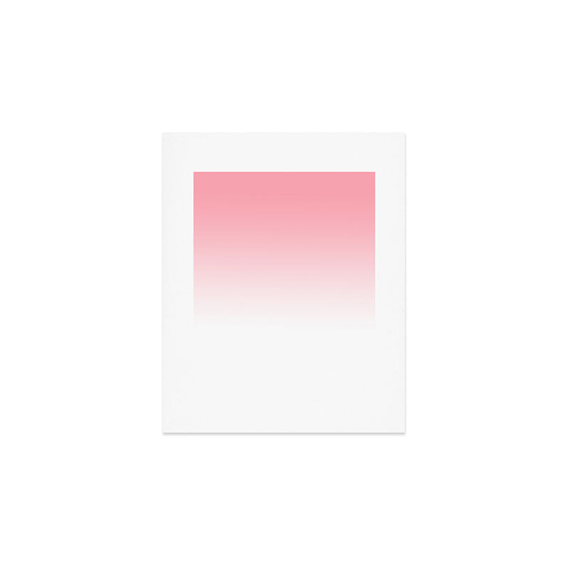 Pink Sunset Gradient Art Print Gallery Image 1