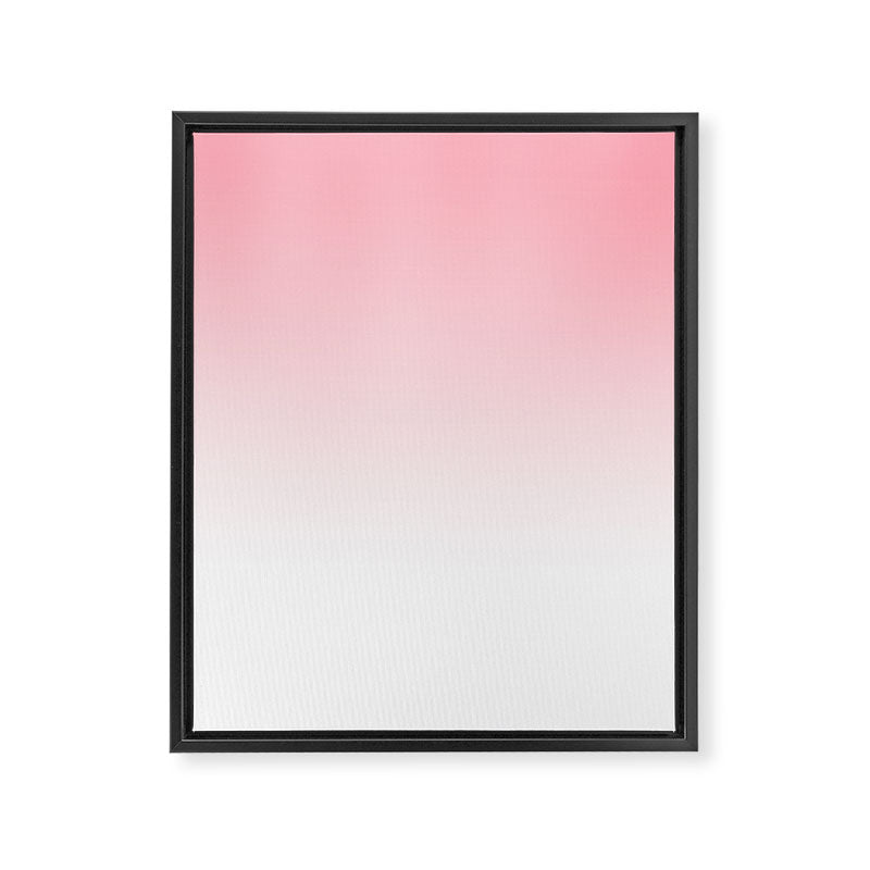 Pink Sunset Gradient Framed Canvas Print Gallery Image 8