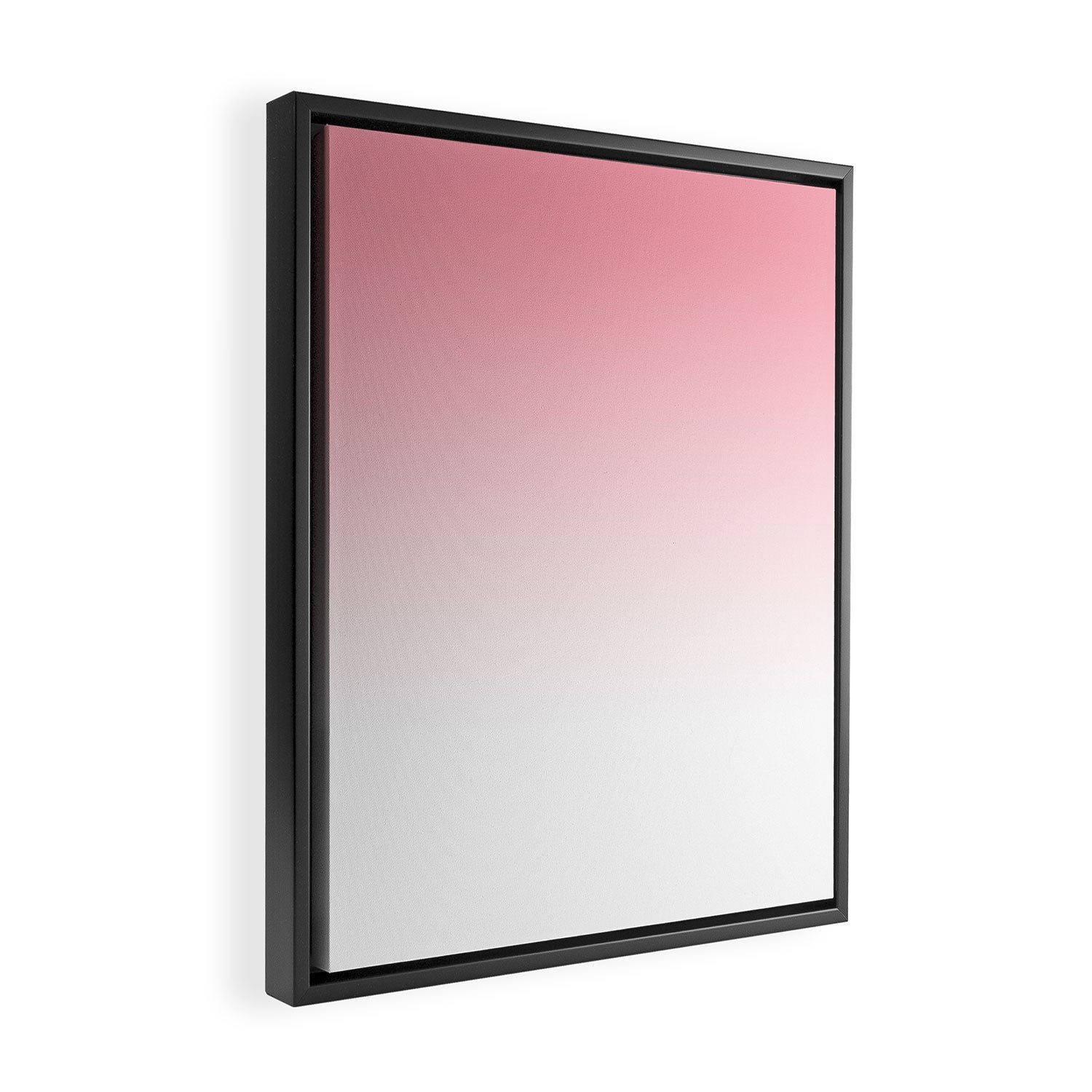 Pink Sunset Gradient Framed Canvas Print Gallery Image 2