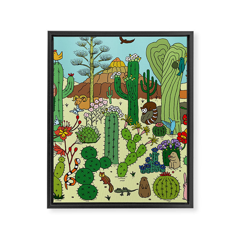 Arizona Desert Museum Framed Canvas Print Gallery Image 6