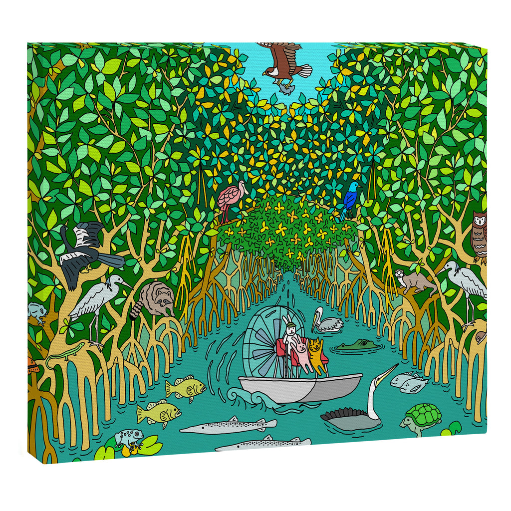 Florida Everglades Mangrove Tour Canvas Print Gallery Image 3