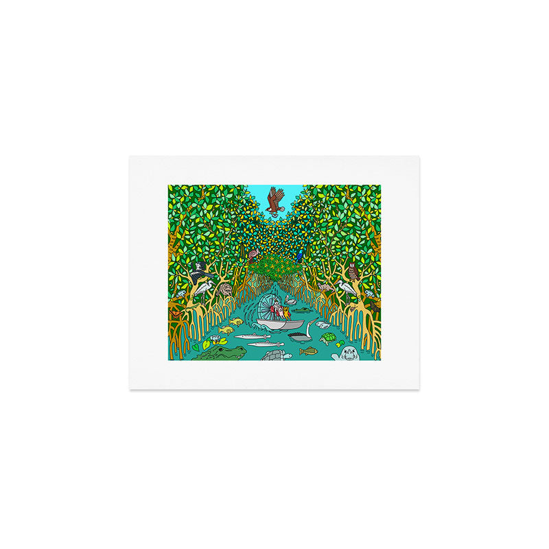 Florida Everglades Mangrove Tour Art Print Gallery Image 1