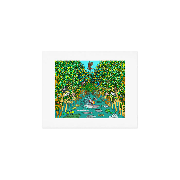 Florida Everglades Mangrove Tour Art Print Gallery Image 1