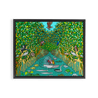 Florida Everglades Mangrove Tour Framed Canvas Print Gallery Image 3
