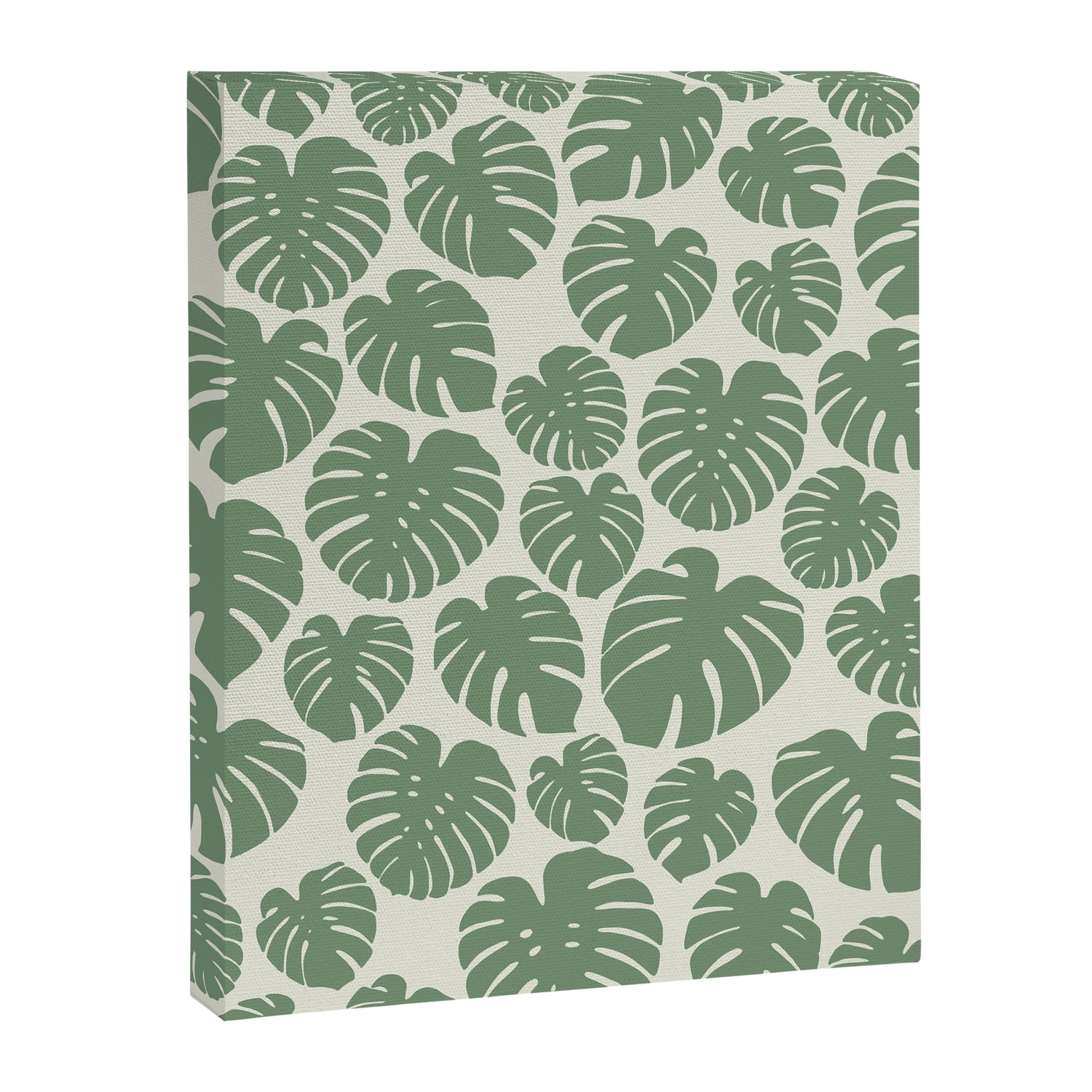 Monstera - Green Canvas Print Gallery Image 8