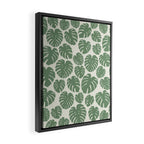 Monstera - Green Framed Canvas Print Gallery Image 2