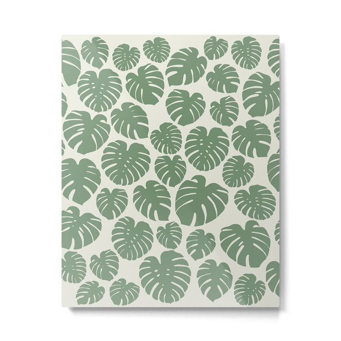 Monstera - Green Metal Print Gallery Image 1