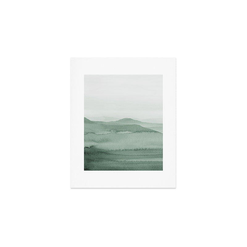 Abstract 1 Watercolor Sage Green Art Print By LandSartprints Art Print Gallery Image 1