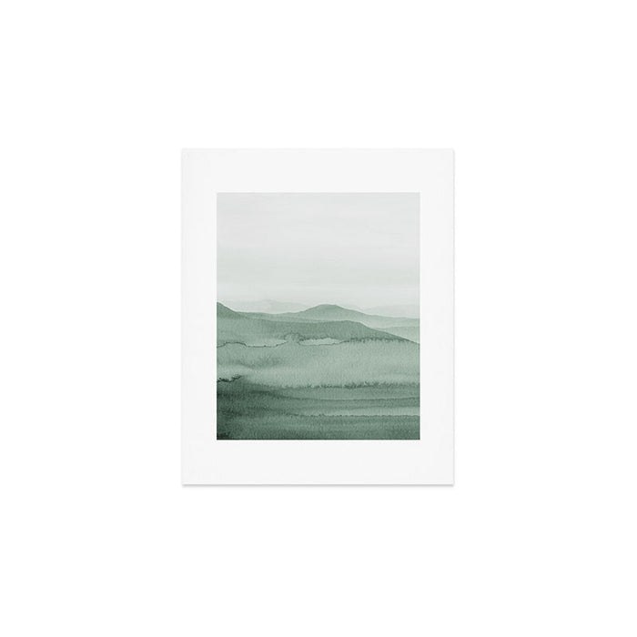 Abstract 1 Watercolor Sage Green Art Print By LandSartprints Art Print Gallery Image 1