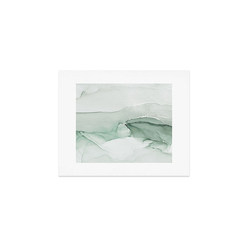 Abstract Sage Green Art Print By LandSartprints Art Print Gallery Image 1