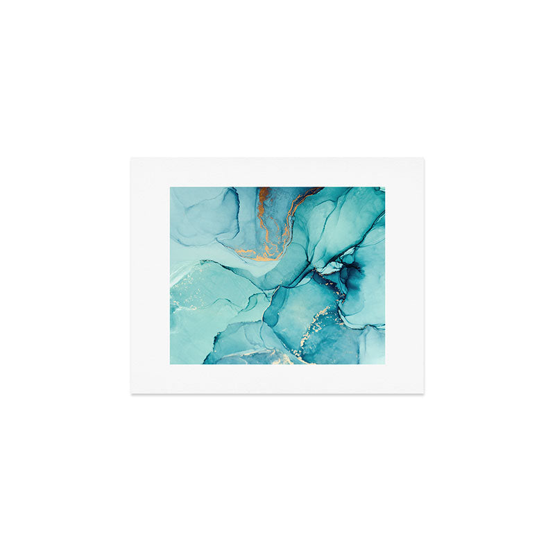 Abstract Turquoise Art Print By LandSartprints Art Print Gallery Image 1