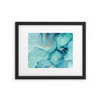 Abstract Turquoise Art Print By LandSartprints Framed Art Print Gallery Image 5