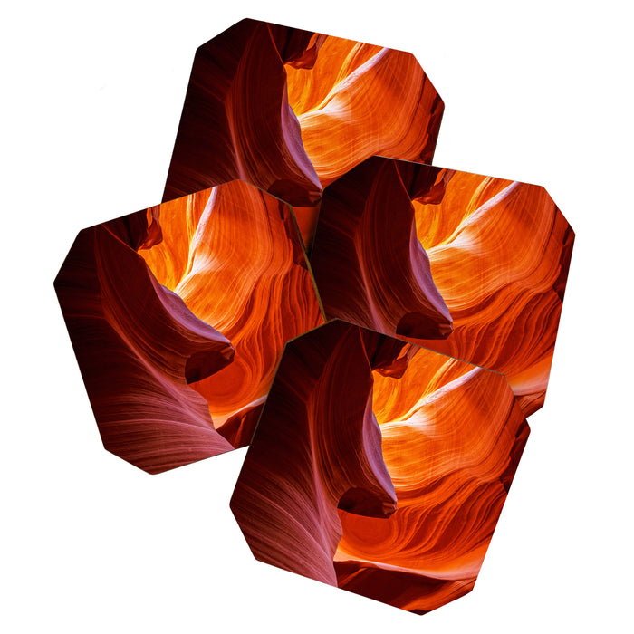 A Sculpture Of Nature Antelope Canyon Arizona Landscape Coaster Gallery Image 1