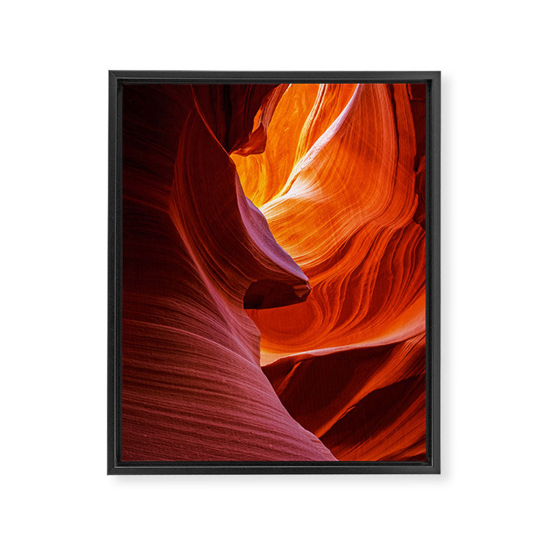 A Sculpture Of Nature Antelope Canyon Arizona Landscape Framed Canvas Print Gallery Image 3