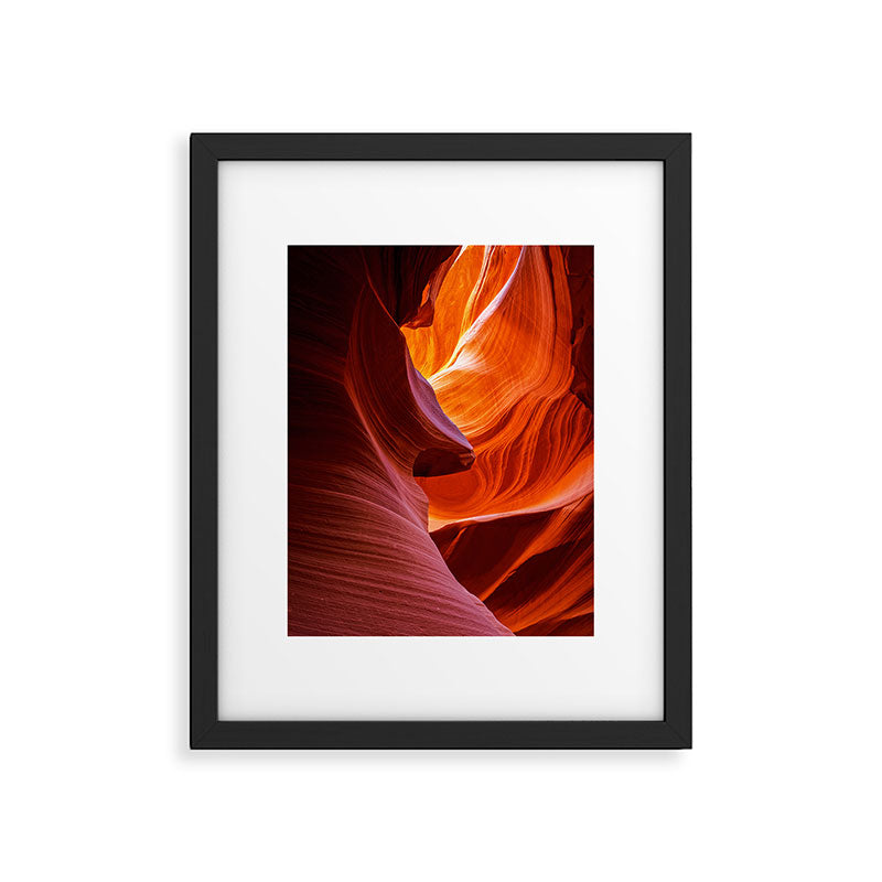 A Sculpture Of Nature Antelope Canyon Arizona Landscape Framed Art Print