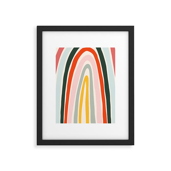 70s Vintage Rainbow Framed Art Print Gallery Image 1