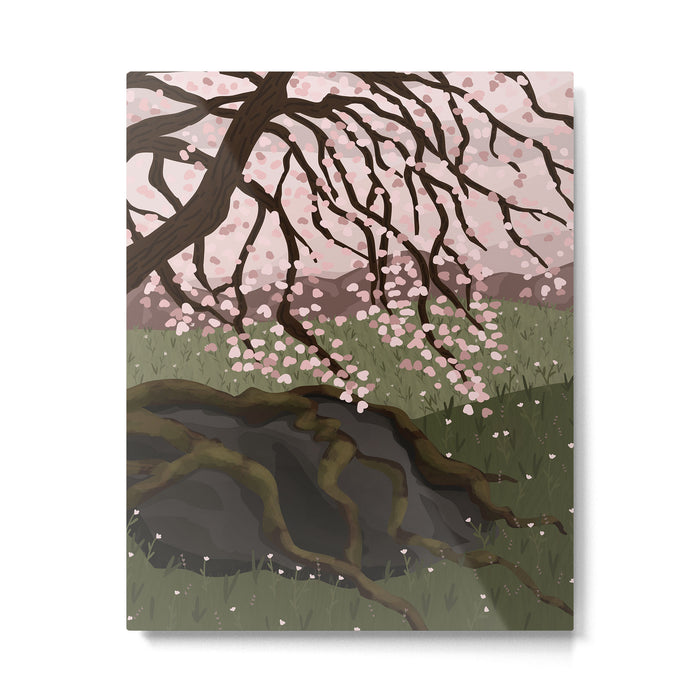 Almond Tree Metal Print Gallery Image 1