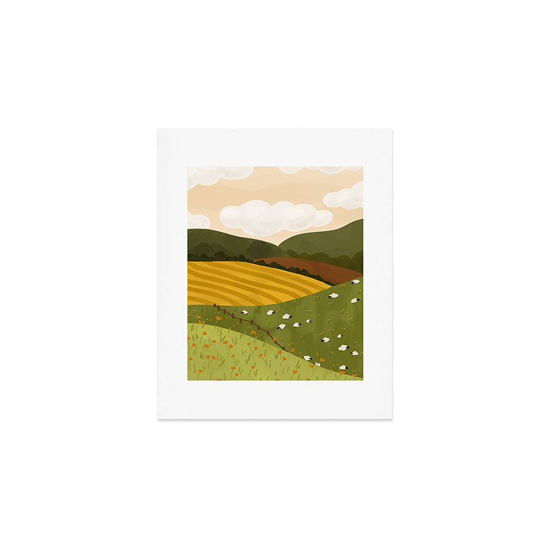 Autumn Landscape Art Print Gallery Image 1