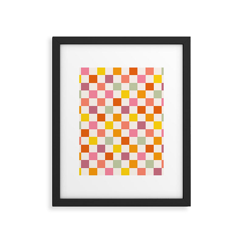 Candy Checkerboard  Framed Art Print Gallery Image 6