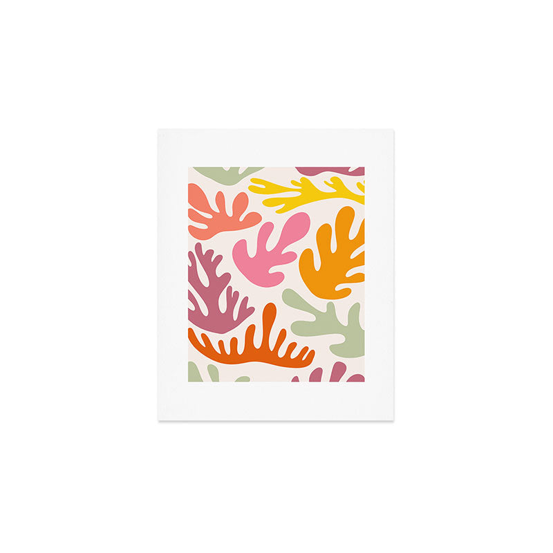 Candy Coral Matisse  Art Print Gallery Image 1