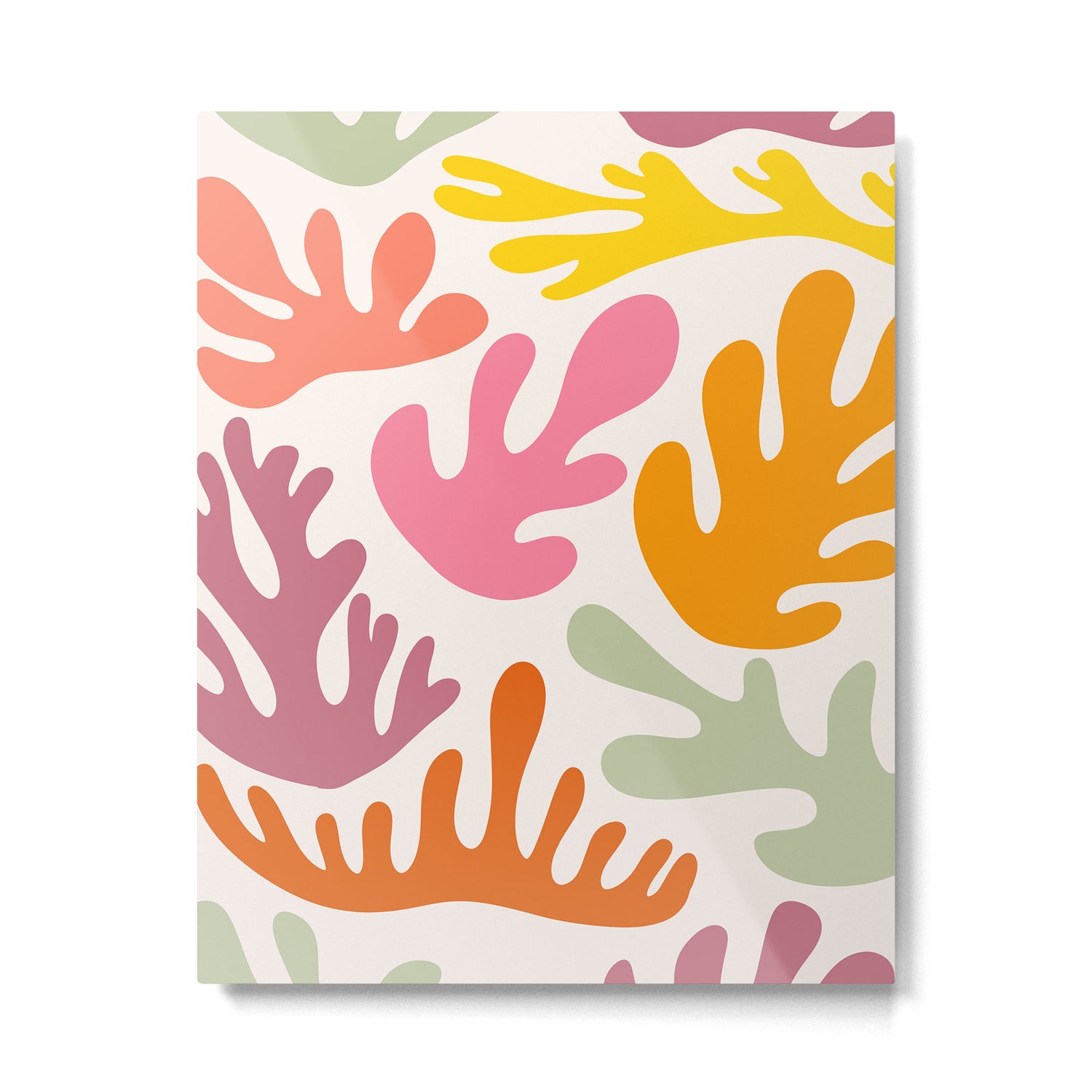 Candy Coral Matisse  Metal Print Gallery Image 6