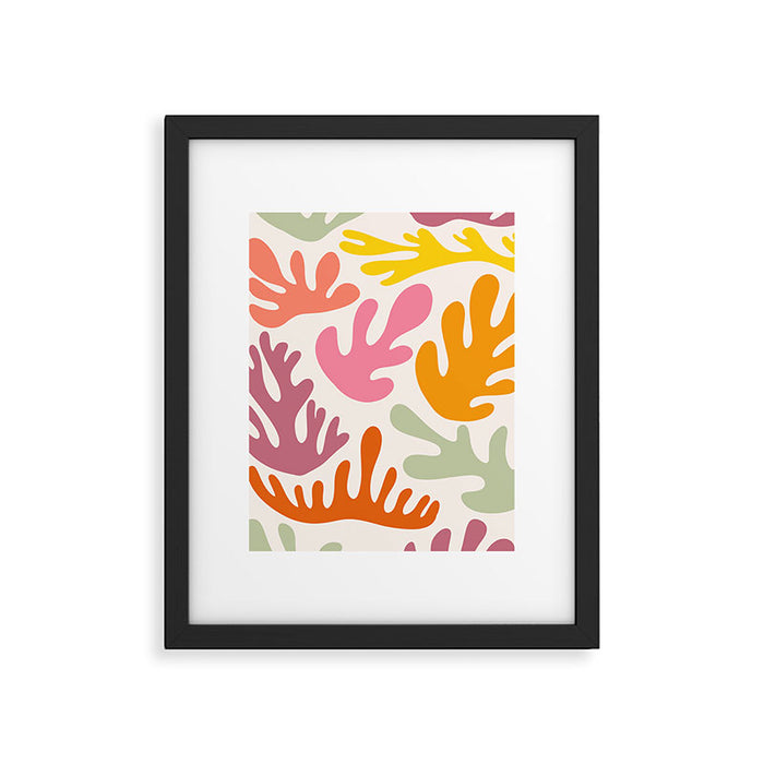 Candy Coral Matisse  Framed Art Print Gallery Image 1