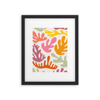 Candy Coral Matisse  Framed Art Print Gallery Image 6