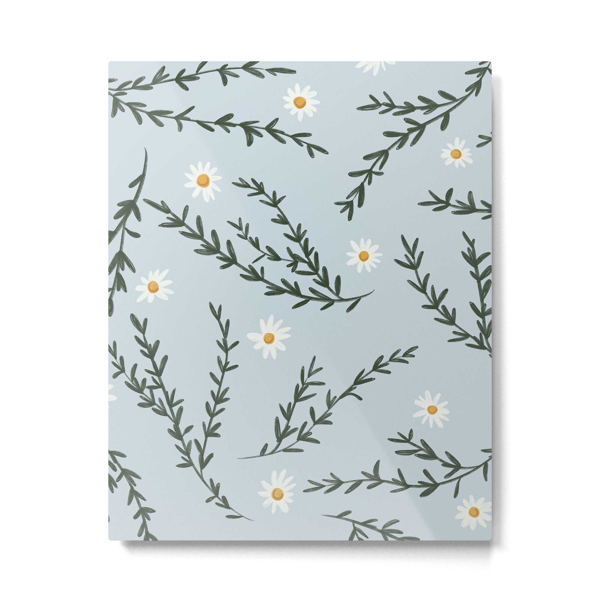 Chamomile and Rosemary  Metal Print Gallery Image 6
