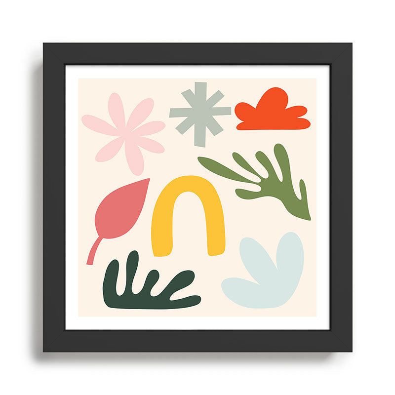 Collection of Happy Things: Matisse Inspired Framed Art Print Gallery Image 1