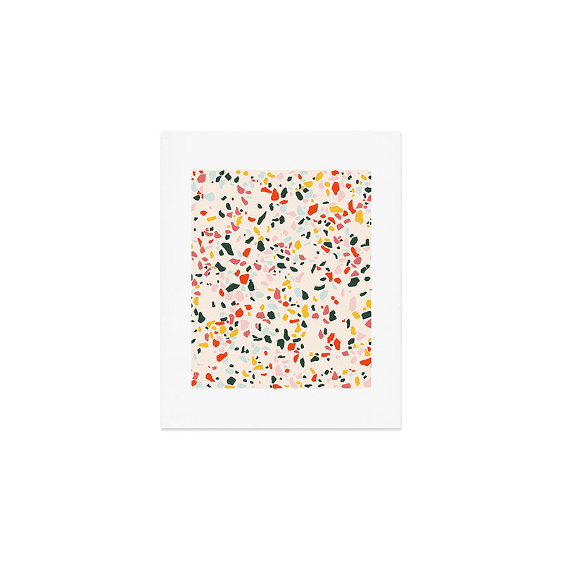 Confetti Terrazzo  Art Print Gallery Image 1