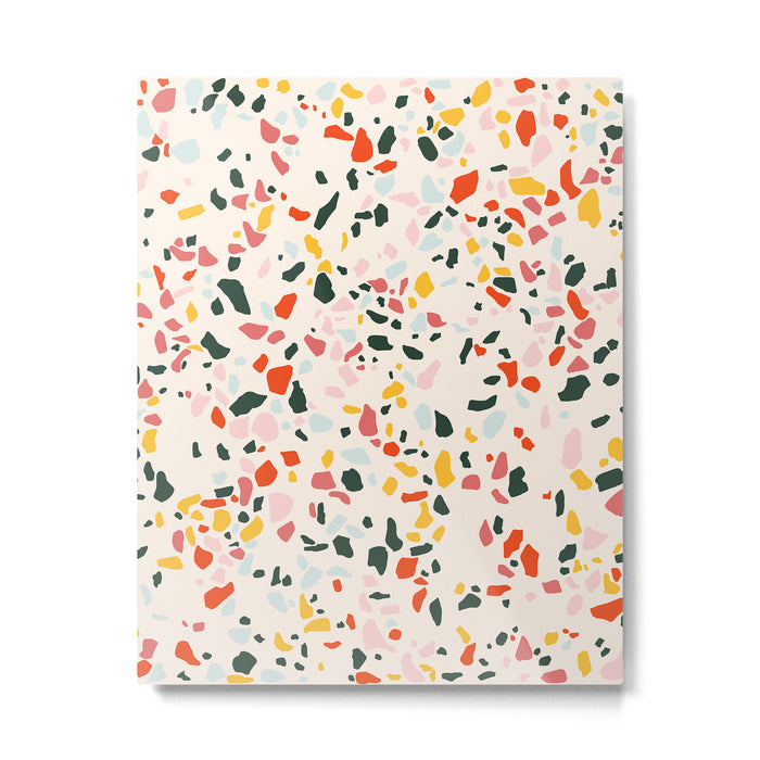 Confetti Terrazzo  Metal Print Gallery Image 1