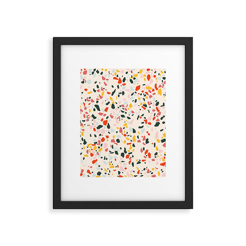 Confetti Terrazzo  Framed Art Print Gallery Image 6