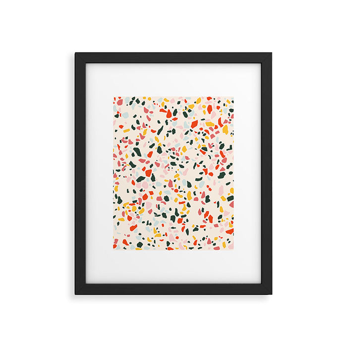 Confetti Terrazzo  Framed Art Print Gallery Image 1