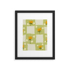 Dandelion Checkerboard Framed Art Print Gallery Image 6