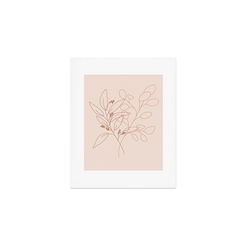 Eucalyptus Line Art Art Print Gallery Image 1