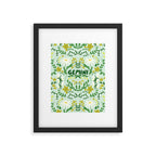 Gemini Retro Folk Art Framed Art Print Gallery Image 6