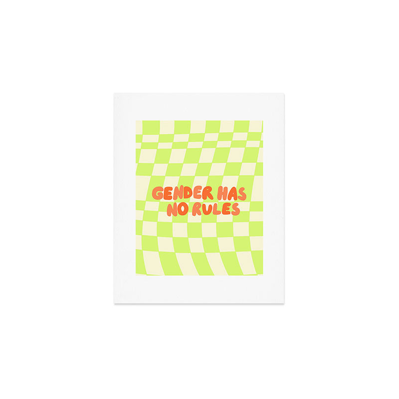Gender Has No Rules  Art Print Gallery Image 1