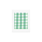 Green Gingham  Art Print Gallery Image 1