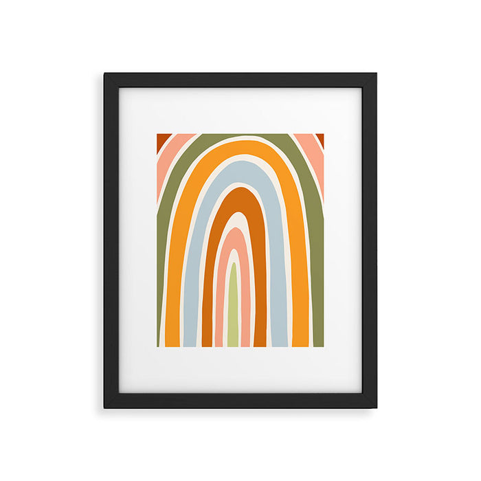 Late Summer Rainbow Framed Art Print Gallery Image 1
