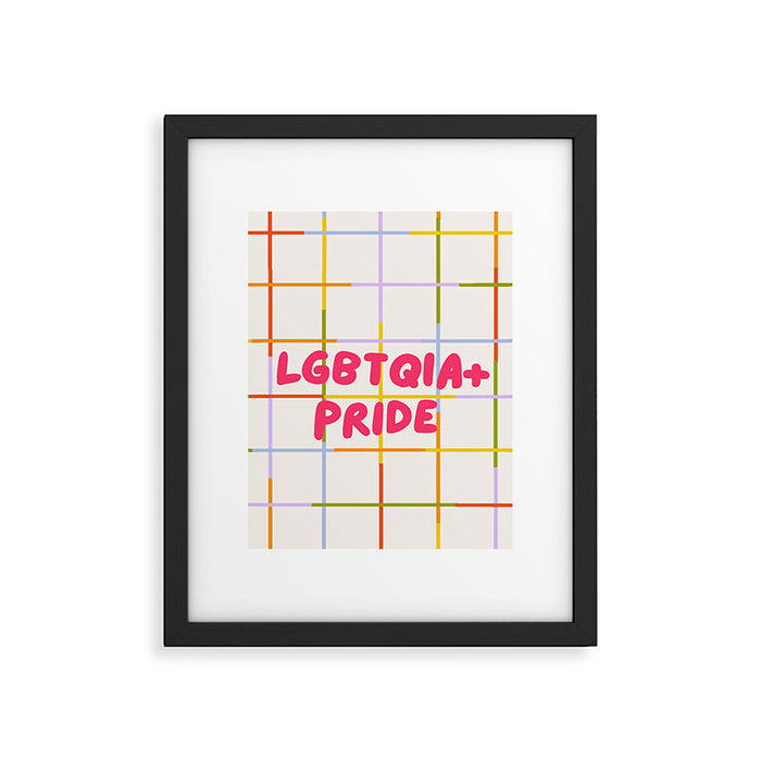 LGBTQIA+ Pride Framed Art Print Gallery Image 1