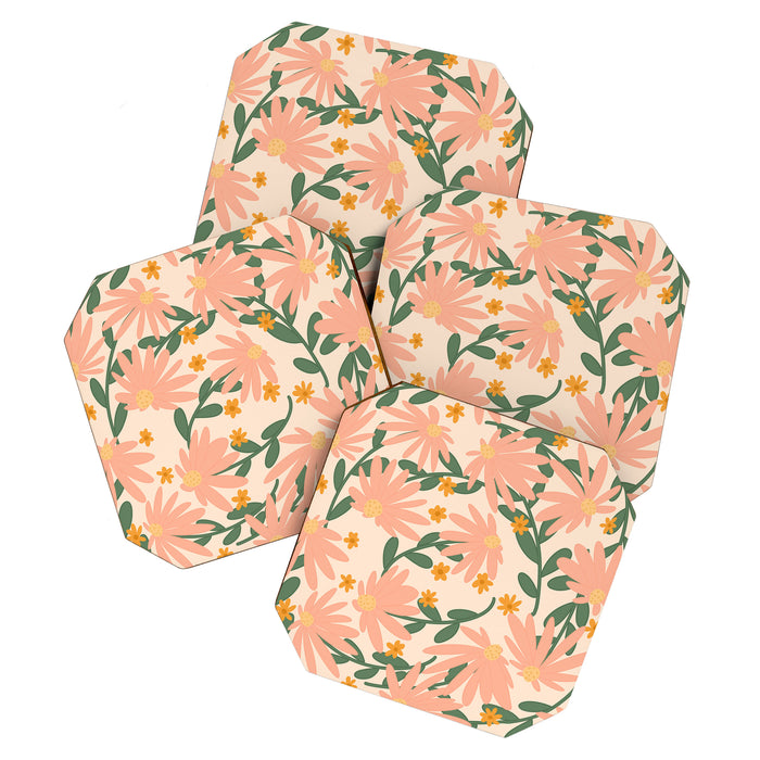 Meadow of Autumn Wildflowers Coaster Gallery Image 1