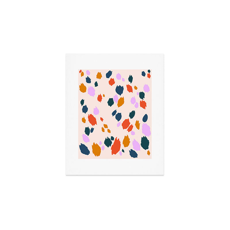Rainbow Animal Print  Art Print Gallery Image 1