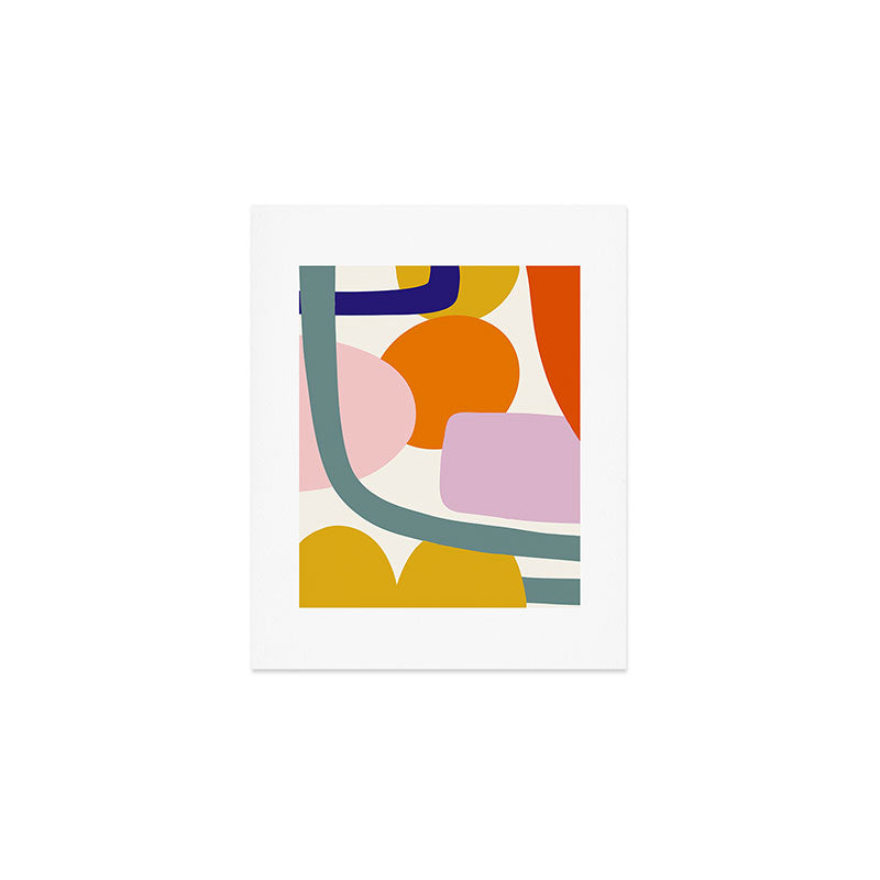 Rainbow Collage  Art Print Gallery Image 1