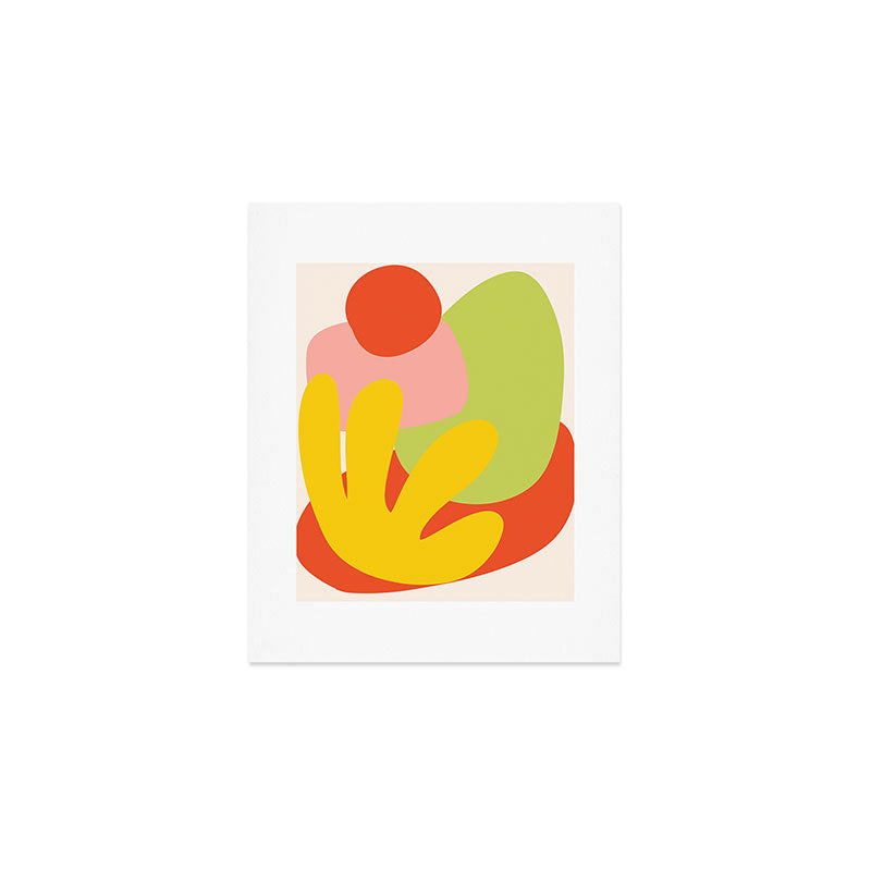 Rainbow LA Cutout Art Print Gallery Image 1