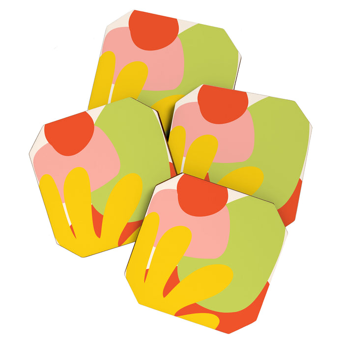 Rainbow LA Cutout Coaster Gallery Image 1