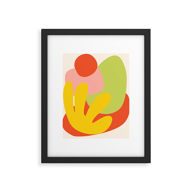 Rainbow LA Cutout Framed Art Print Gallery Image 5