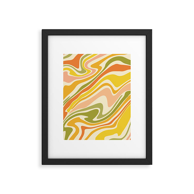Rainbow Marble  Framed Art Print Gallery Image 6